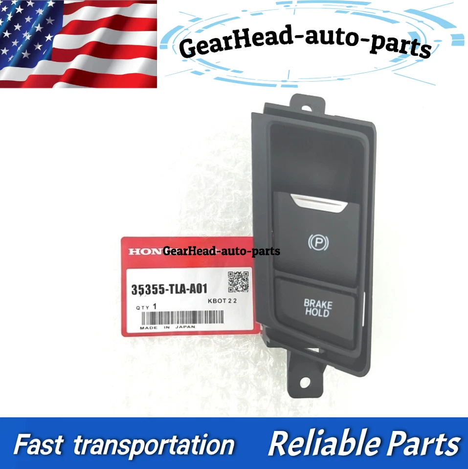 OEM New Electronic Hand Brake Button Parking Switch For 2017-2022 Honda CR-V - Image 2 of 4