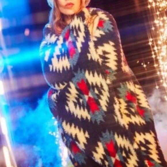 Флисовое одеяло American Eagle Outfitters Southwest супермягкая бесплатная сумка - Изображение 3 из 4