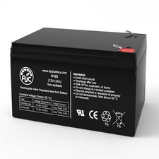 AJC Battery Compatible with B B EP12-12 12V 12Ah Sealed Lead Acid Battery
