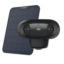 Reolink Argus 4 Pro + 6W Solar Panel 4K Security Camera 180° Blindspot-Free View