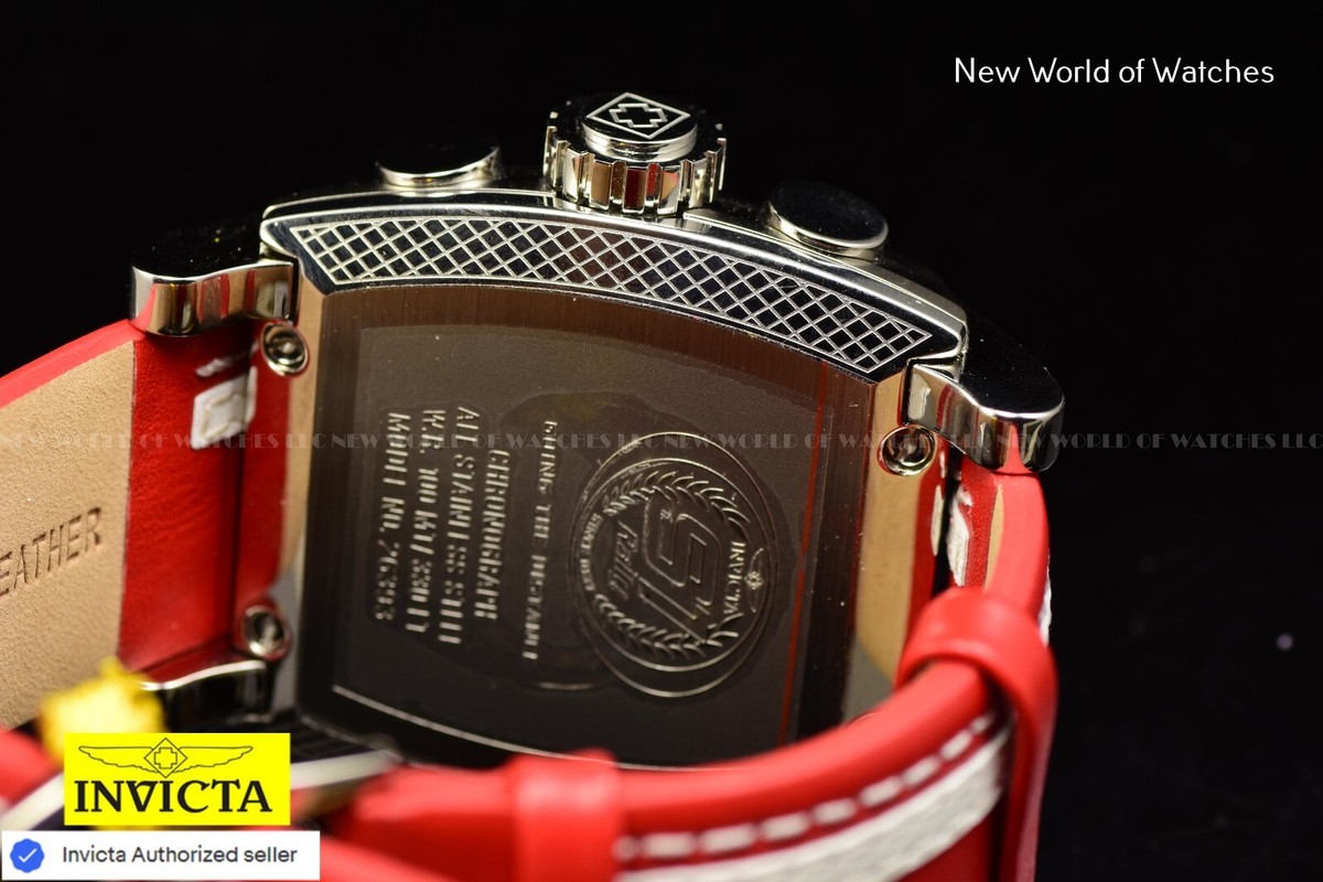 Invicta S1 RALLY Race Team 48mm Chronograph RED/WHITE Dial Invicta S1 RALLY Race Team 48mm Chronograph RED/WHITE Dial