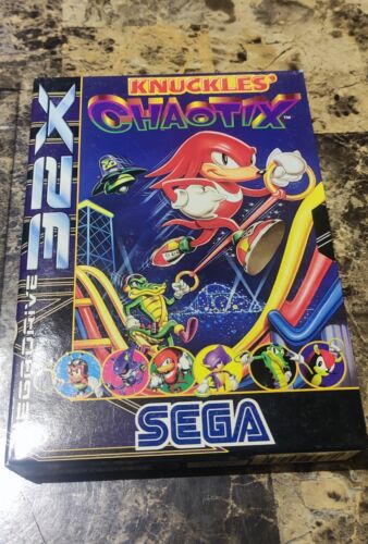 Knuckles Chaotix (Sega 32X, 1995) NEW SEALED - Afbeelding 1 van 9