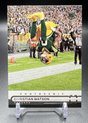 2022 Chronicles CHRISTIAN WATSON RC ROOKIE #PH-34 Photogenic Green Bay ...