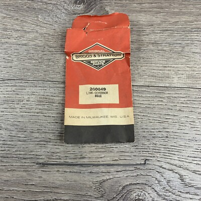 #ad Briggs amp; Stratton 260649 Governor Linkage Link 100900 100902 Genuine Nos Oem $5.05