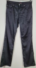 Vintage 80's Z Cavaricci Shiny Shimmery Polyester Stretch Pants Size 9