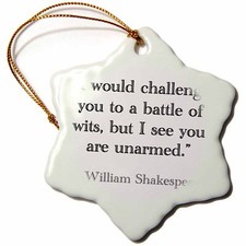 3dRose I would challenge you to a battle of wits but I see you are unarmed 3 inc