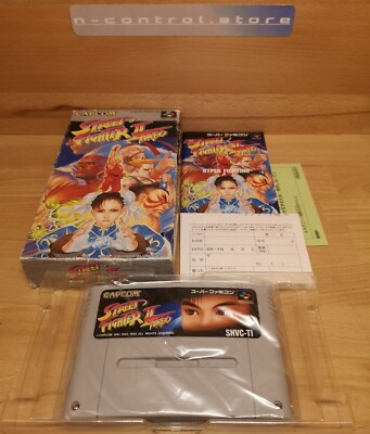 Super Famicom Spiele Games STREET FIGHTER 2 TURBO OVP CIB Nintendo Japan SNES
