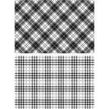 NEW Tim Holtz Stampers Anonymous "PERFECT PLAIDS" Rubber Cling Stamp Set 2019