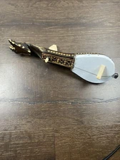 Vintage REPLICA Carved RAM's Head -Balkan (SERBIA)  GUSLE -One String Instrument