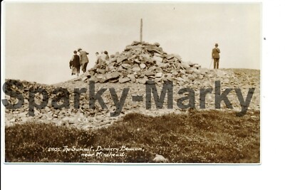 The Summit Dunkery Leuchtfeuer bei Minehead Vintage Postkarte W04