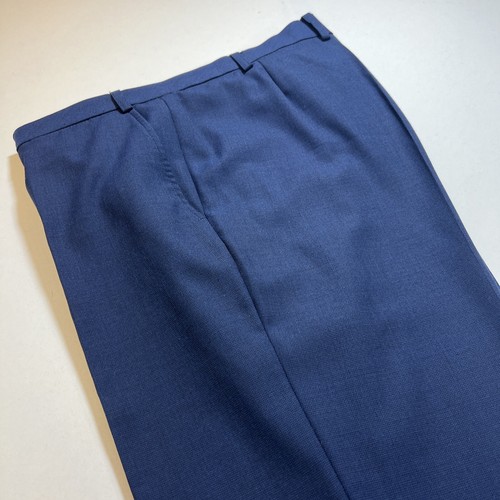 M&S Suit Indigo Wool Blend Tailored Fit 2 Piece C42M W38 L30.5 - Picture 19 of 19