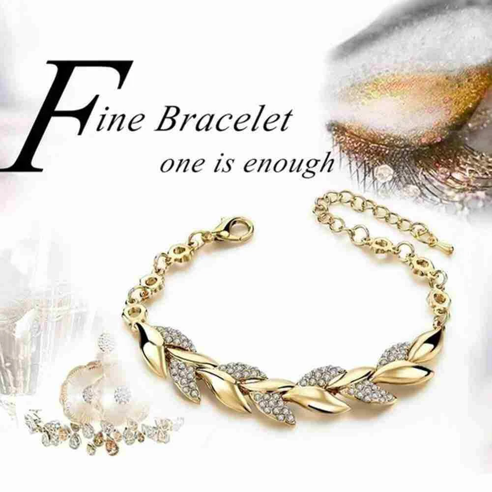 Braided 2024 leaf bracelet