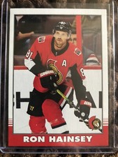 2020-21 O Pee Chee Retro Base Card # 365 Ron Hainsey Ottawa Senators (SP)