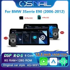 For BMW 3 Series E90 E91 E92 E93 Auto CarPlay Car Radio Stereo Multimedia Player