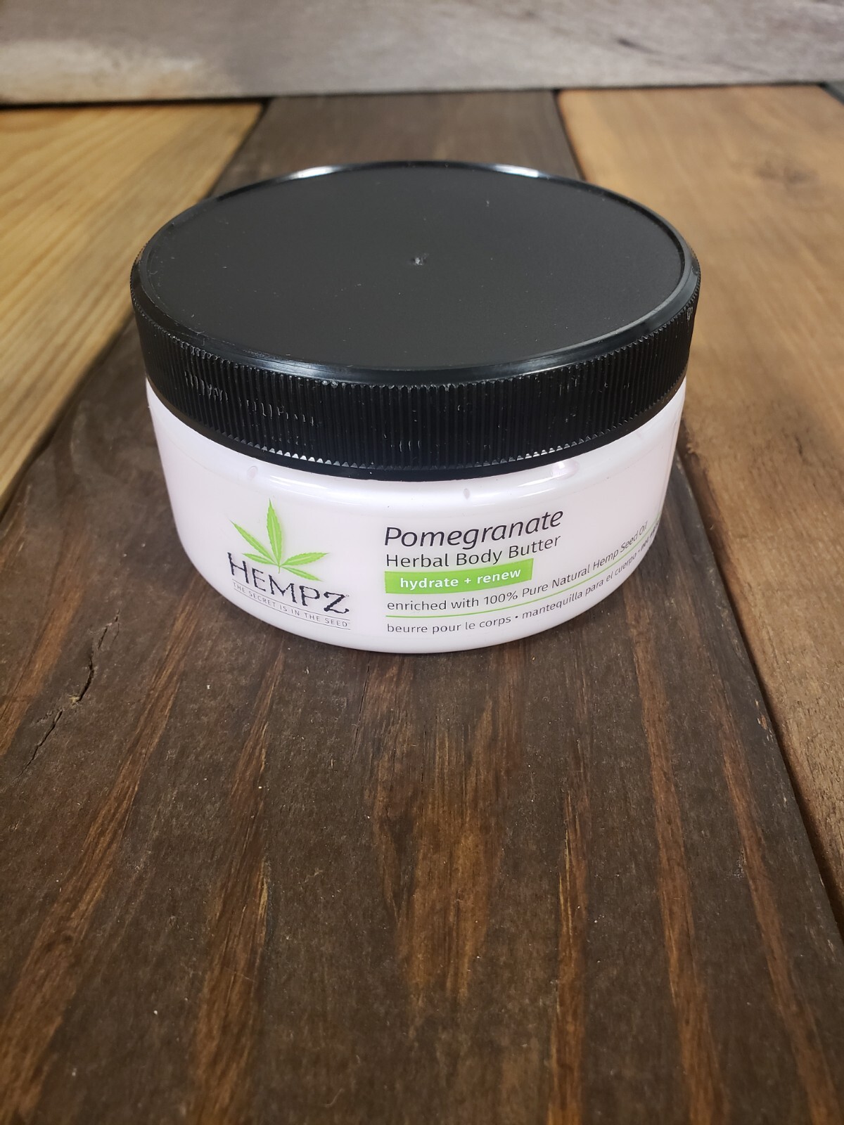 Hempz Pomegranate Herbal Body Moisturizer Butter 8 oz NEW