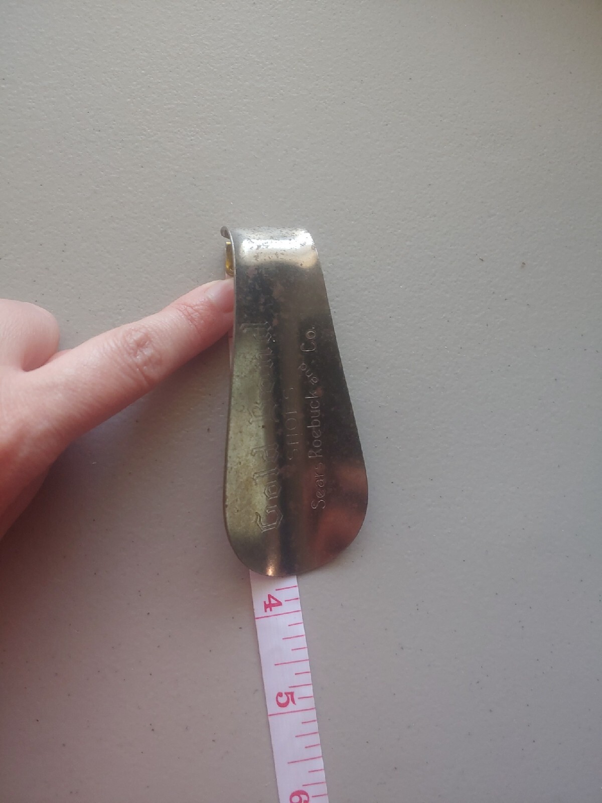 Vintage Advertising Shoe Horn Gold Bond Shoes Sears Roebuck and Co. eBay