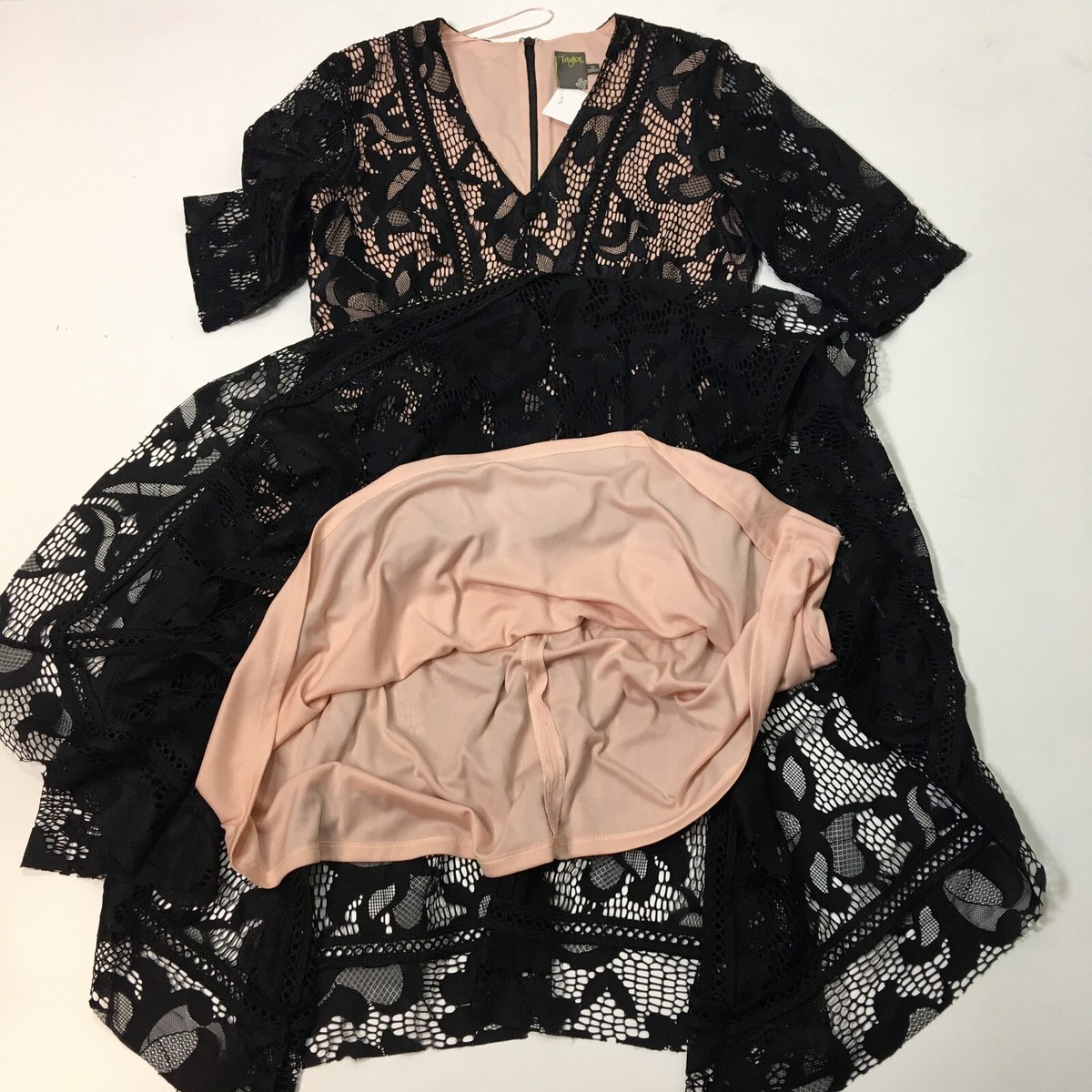 x revolve one shoulder lace mini dress in black Kaiia One Shoulder Lace Ruched Mini Dress in Black main image 1