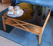 PLEXIGLAS Schwarz deckend Acrylglas Zuschnitt glänzend Tisch Sidebord  FL24+a