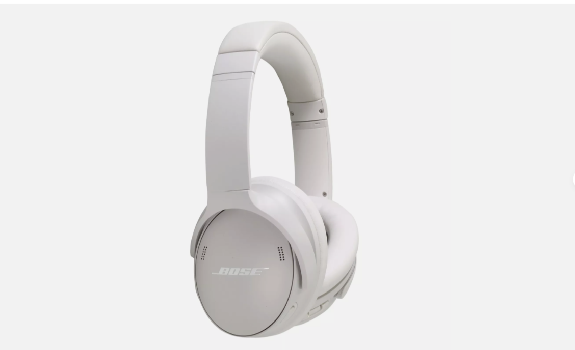Bose QuietComfort Wireless Over-Ear Active Noise Canceling Headphones (White)-image