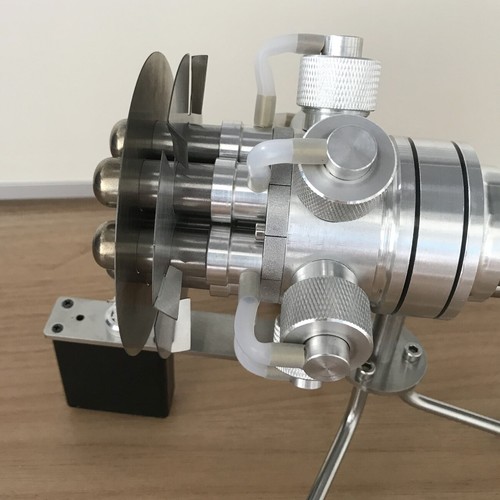 Powerful Hot Air Stirling Engine Model Toy Physics Education Generator Motor Toy - Picture 7 of 8