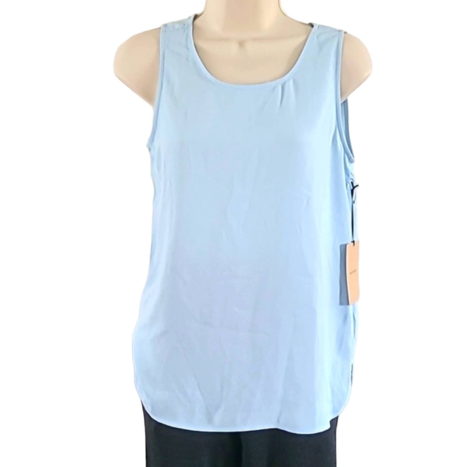 Halogen Kentucky Blue Sleeveless Tank Top – Size XS, Light Blue