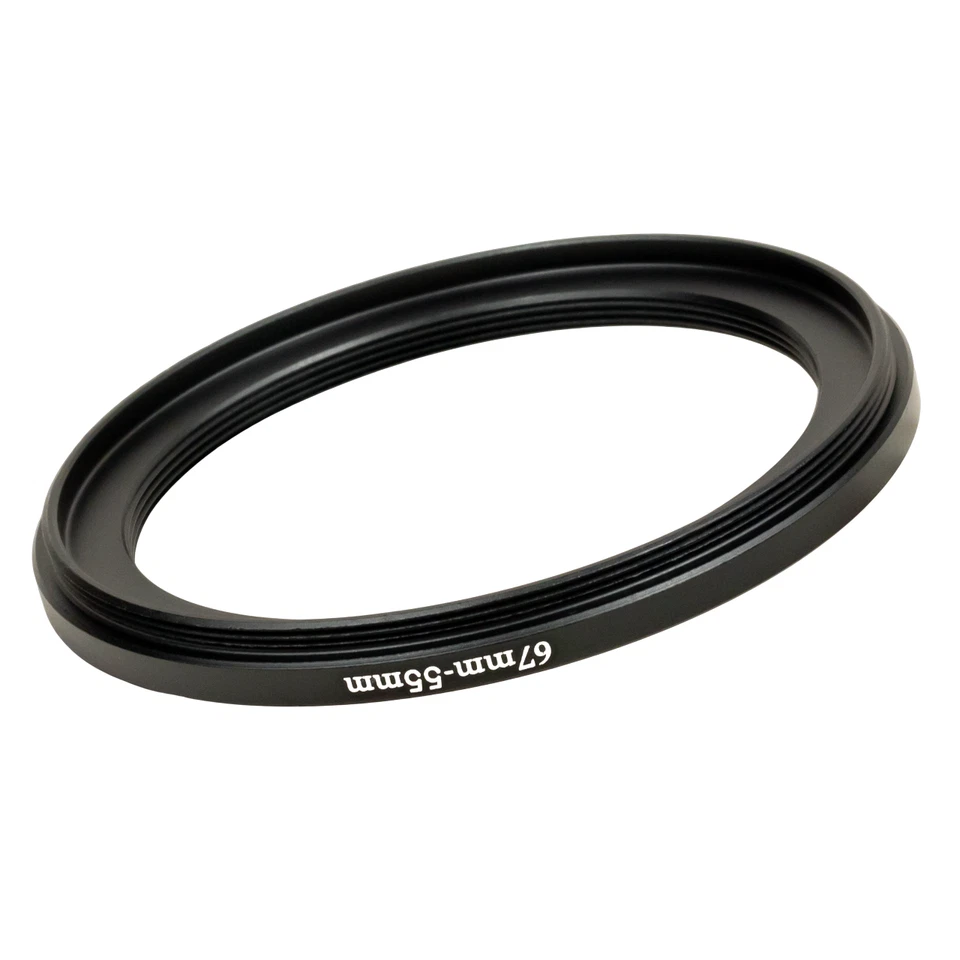 67mm to 55mm 67mm-55mm Stepping Step Down Filter Ring Adapter  - Image 2 of 2
