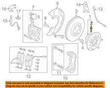 FORD OEM 15-23 E-Transit Brake Components-Hub Assy Wheel Bolt W714650S442