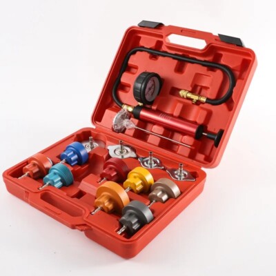 14Pcs Cooling System Testers Water Tank Leak Detector Car Cooling System Tester