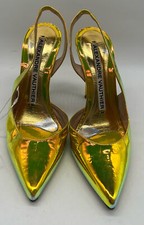 Alexandre Vauthier RE-SOLED  Metallic Gold Pa...