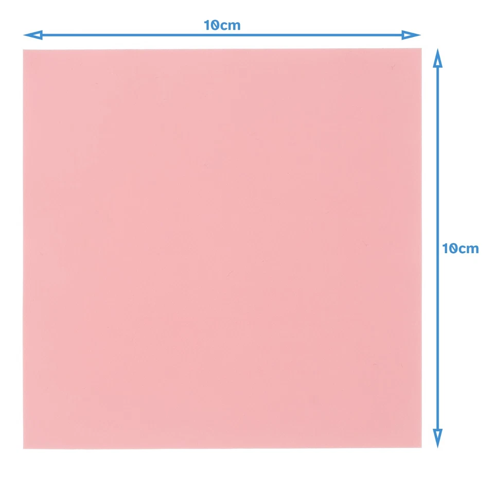 100mm x 100mm x 0.23mm Silicone Based Thermal Interface Sheet Self Adhesive Tape - Image 2 of 4