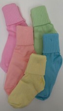 WHOLESALE CHILDREN'S BOBBY SOCKS 3 PAIR LOT MADE IN USA 5.00