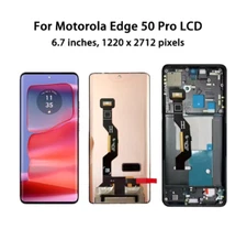 OLED LCD Display Touch Screen Digitizer For Motorola Edge 50 Pro XT2403 Replace