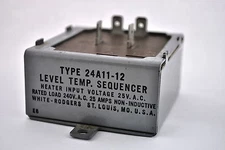 White Rodgers 24A11-12 Temperature Sequencer HVAC Level Control Switch New