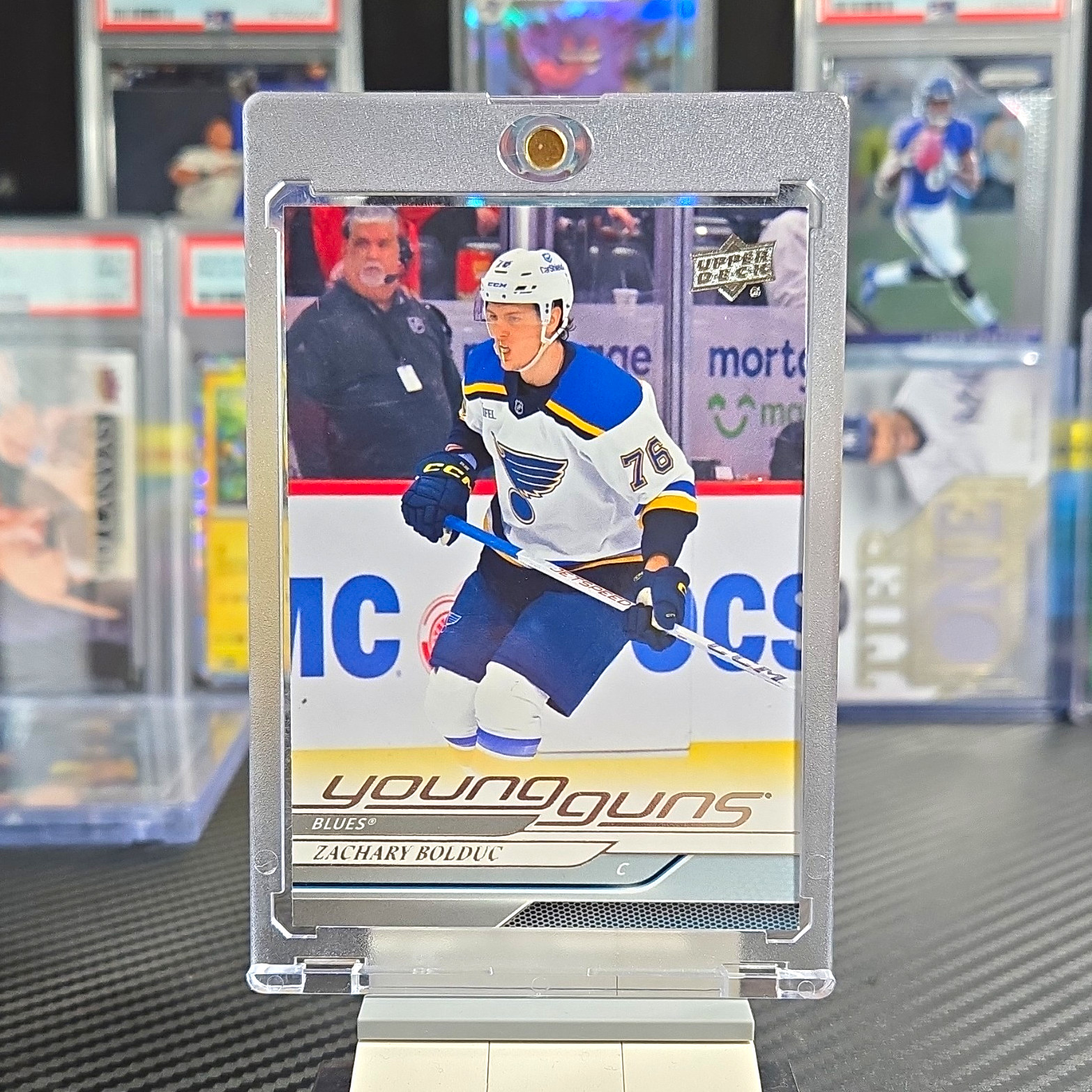Upper Deck 2024-25 Series 1 Young Guns Zachary Bolduc #201 Rookie Blues NHL