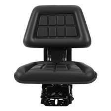 Black Universal Tractor Suspension Seat For Massey Ferguson Ford / New Holland