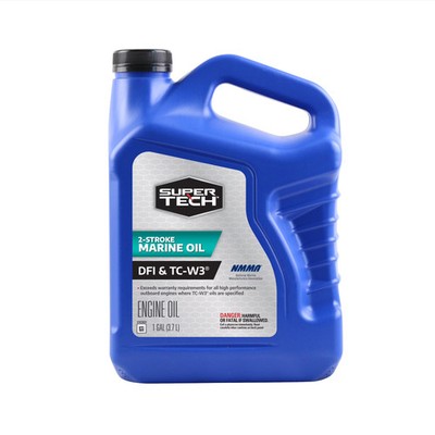 Super Tech TC W Outboard Cycle Engine Oil Gallon