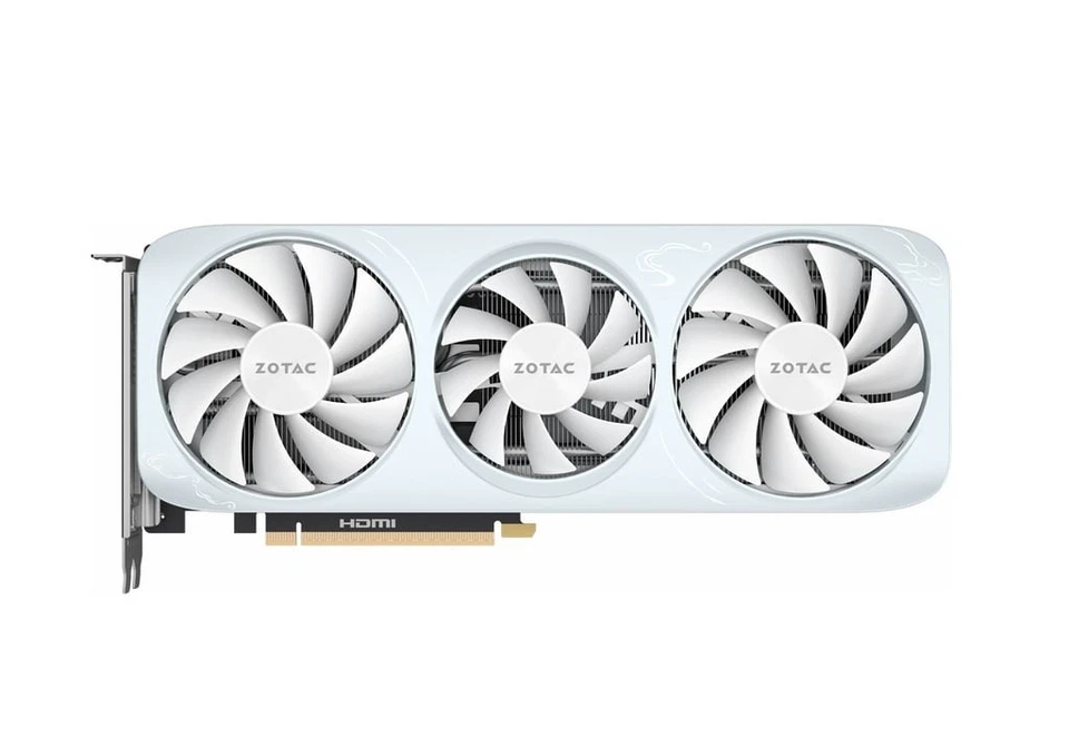 ZOTAC GAMING GeForce RTX 5060 Ti 8GB Lunar White OC ARGB Graphics Card - Image 2 of 4