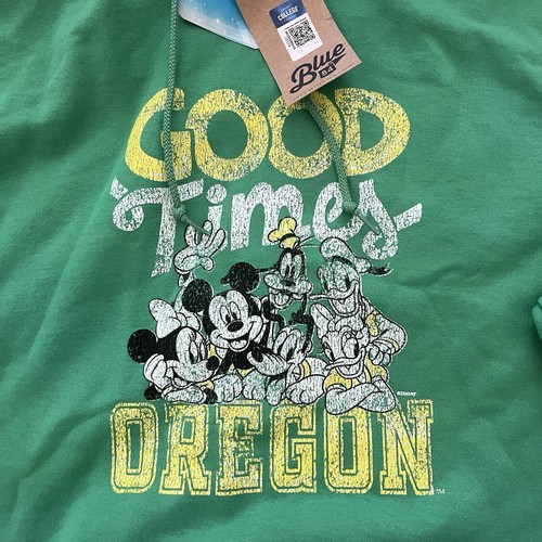Disney Oregon Ducks Hoodie Green 2XL New - Picture 2 of 8