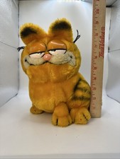 Vintage Garfield Plush Dakin 1981 Sitting Cat 9" Stuffed Animal Korea. EUC