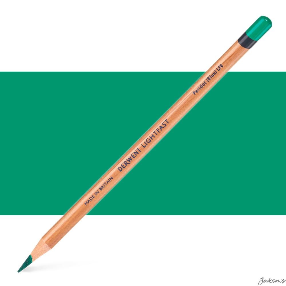 Derwent Lightfast Colour Pencil Oil Based Peridot Blue For Drawing