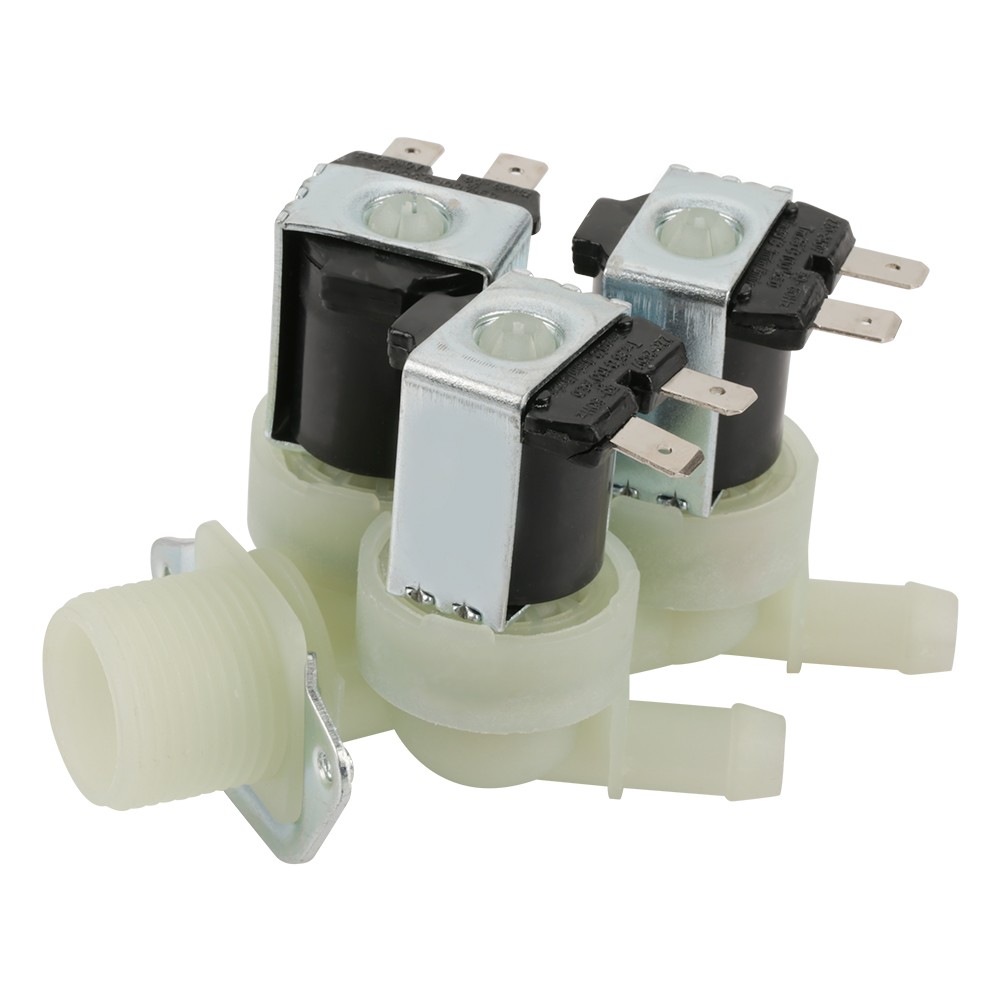 3-way Electric Solenoid Valve AC 220V G3 / 4 Water Inlet N / C Electromagnetic☜