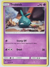 Trubbish 50/145 PL / LP - Yuka Morii Clay Guardians Rising Pokemon Card