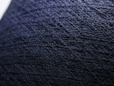 S46 (40€/kg) 1100g SOFT NOPPEN-EFFEKT-BAUMWOLLE DUNKELBLAU-MARINE (8) Zwirn Garn