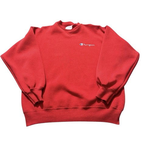 Champion, VTG Champion Hoodie Red Men’s L Made In USA 80s 90s