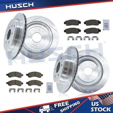 Front Rear Disc Rotors Brake Pads Kit for BUICK ENCLAVE/CHEVROLET/GMC/SATURN