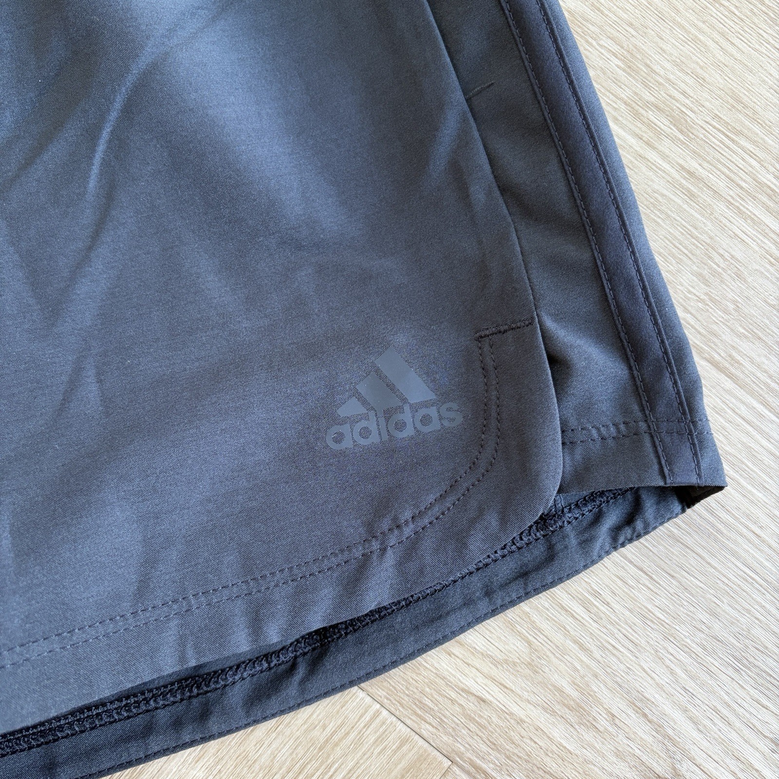 BNWT Adidas Women’s Black Pacer Training Running Shorts UK 24-26 Size 2XL image 2