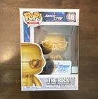 Funko Pop! WWE SmackDown Live 20th Anniversary The Rock #46 Gold Vinyl Box