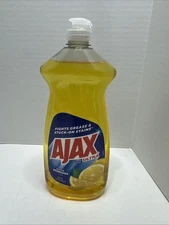 Ajax Super Degreaser Dish Soap Liquid Lemon Scent 28 Fl Oz - Real Citrus Extract
