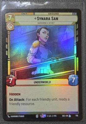 Synara San (Foil) 735 Legendary - SEC - Star Wars Unlimited 