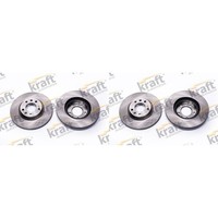 2X Kraft Bremsscheiben 283Mm BelÜFtet Vorne Passend FüR Peugeot 407 508 607 | 60
